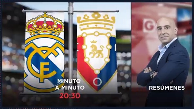 🚨 ¡Vive el estreno del Real Madrid C.F. en LALIGA en #DirectoGol! ⚽️ 20:30h - Minuto a minuto del #RealMadridOsasuna en GOL 🔥 23h - Primer resumen en GOL y TEN TV 🎙️ Ricardo Rosety y Albert Fernández