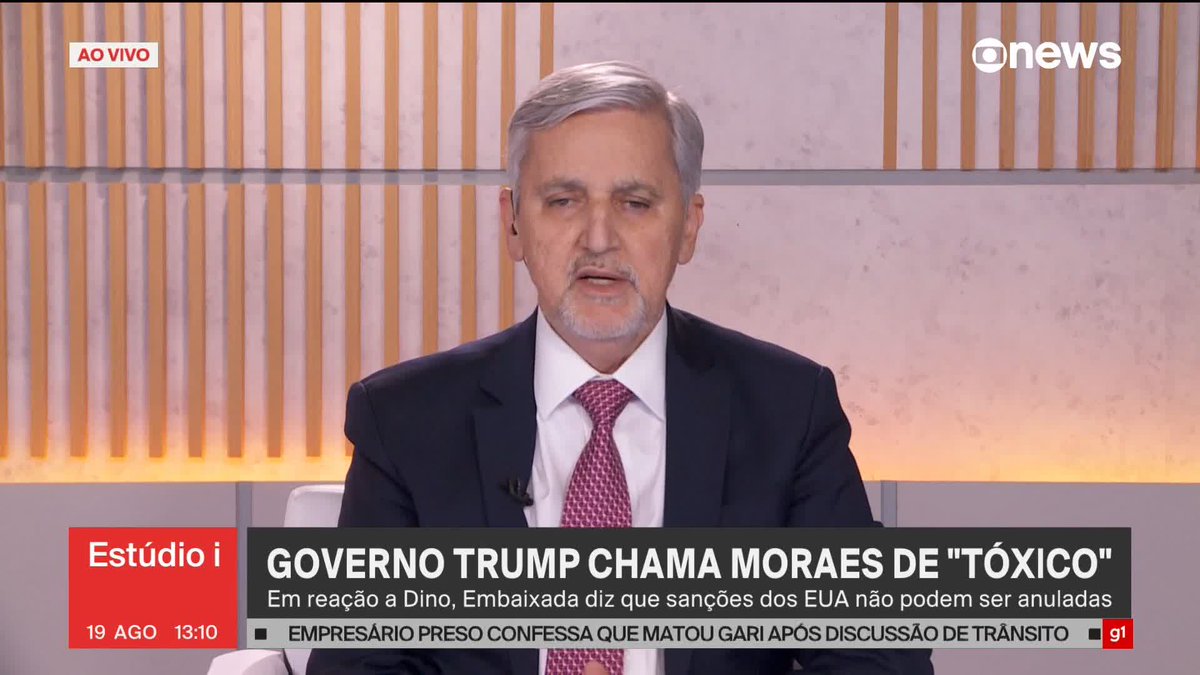 .Valdo Cruz: STF reage com ironia e indignação à nota dos EUA contra Moraes, a qual chama o ministro de “tóxico”. Juízes do Supremo ouvidos disseram que o Brasil não é quintal e normas dos EUA só valem se forem homologadas. #Estúdioi ➡ Assista à #GloboNews:
