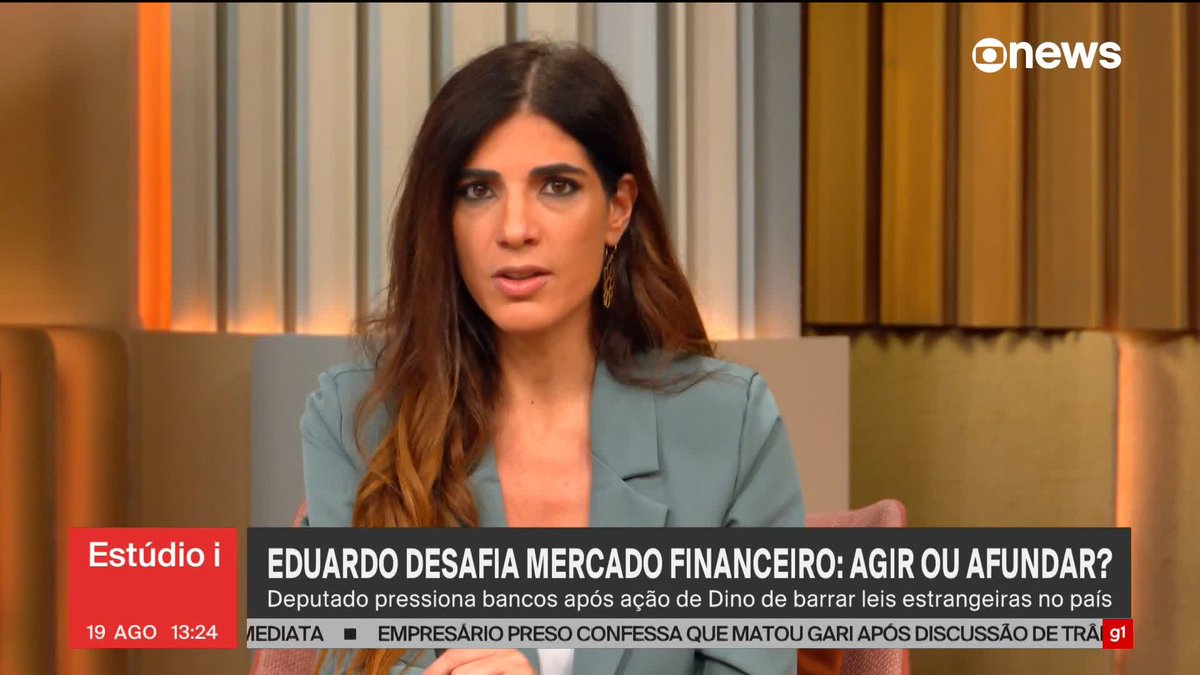 Em publicação, Eduardo Bolsonaro desafia mercado financeiro brasileiro. #Estúdioi ➡ Assista à #GloboNews:
