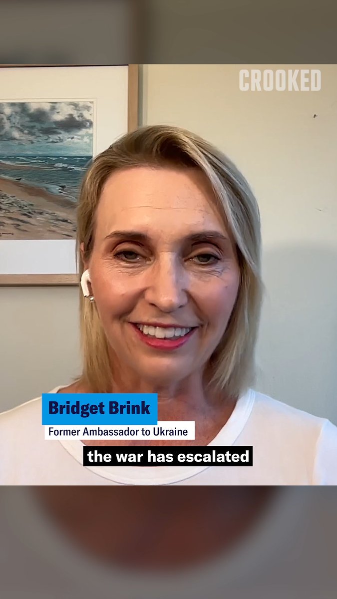 “The war has only escalated since President Trump has taken office,” –Former Ukraine ambassador Bridget Brink refuting claims that the Russia/Ukraine war would have never started under Donald Trump.