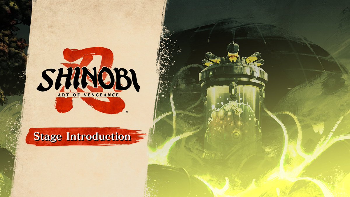 From bizarre experiments to unnatural horrors, ENE Corp is home to a host of deadly enemies. Ready your katana, and exact your vengeance. Play as the legendary Shinobi Joe Musashi, master of the ninja arts. SHINOBI: Art of Vengeance launches August 28. Download and play the demo today!📅
