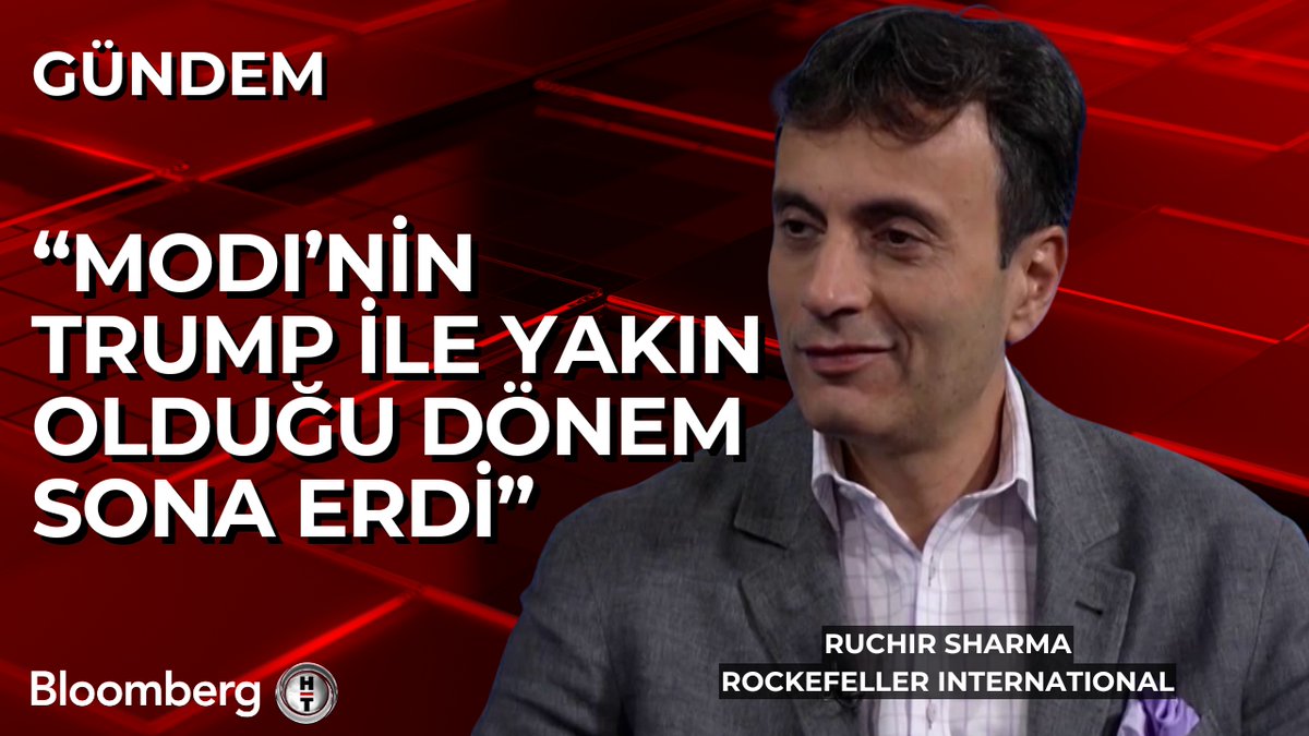 Rockefeller International Başkanı Ruchir Sharma: 📍 Modi'nin Trump ile yakın olduğu dönem sona erdi.