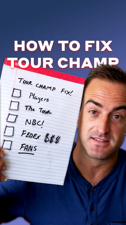 The Tour Championship needs fixing. Here's how Sean Zak would do it: