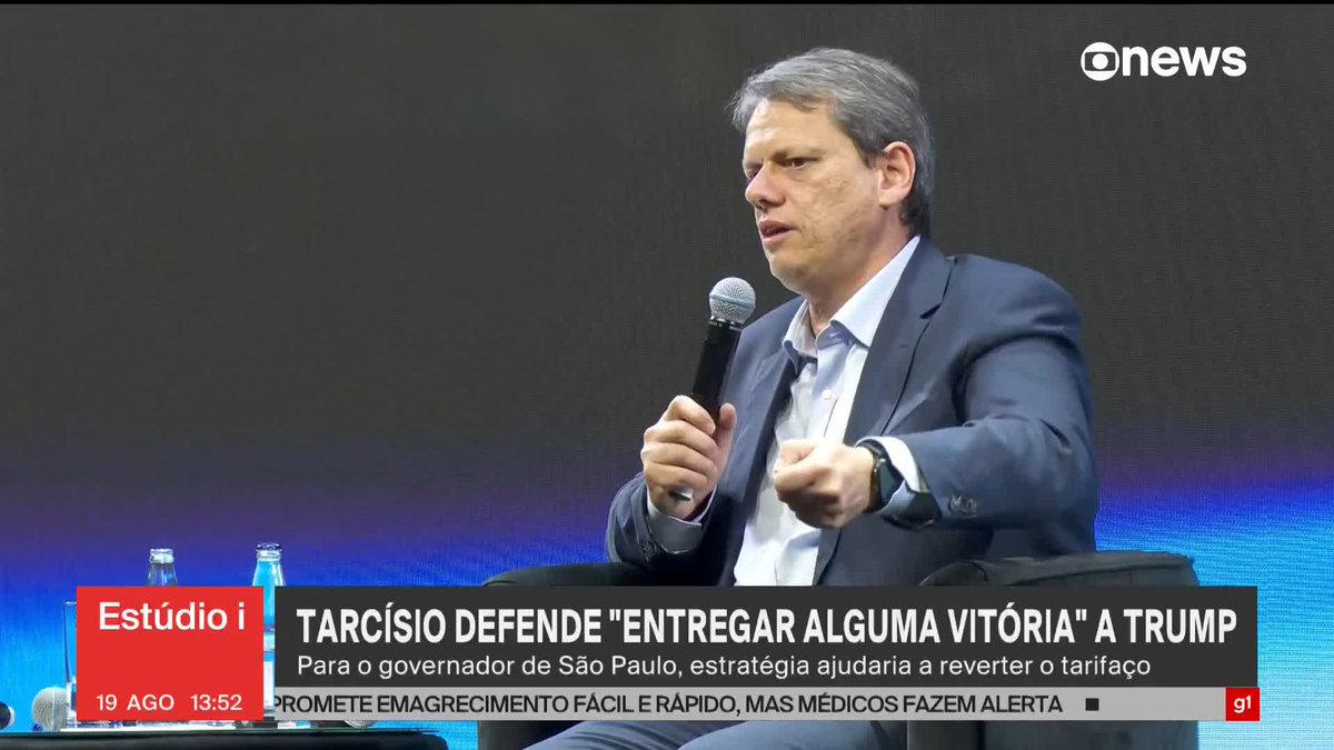 Sabendo que o Trump almeja o fim do Pix, as nossas terras raras e intervir no nosso judiciário, o Tarcísio de Freitas, defendeu que o Brasil ENTREGUE ALGUMA COISA PRA AGRADAR OS EUA. Se o Trump pedir uma visita dele de sainha à Casa Branca, ele entregaria?