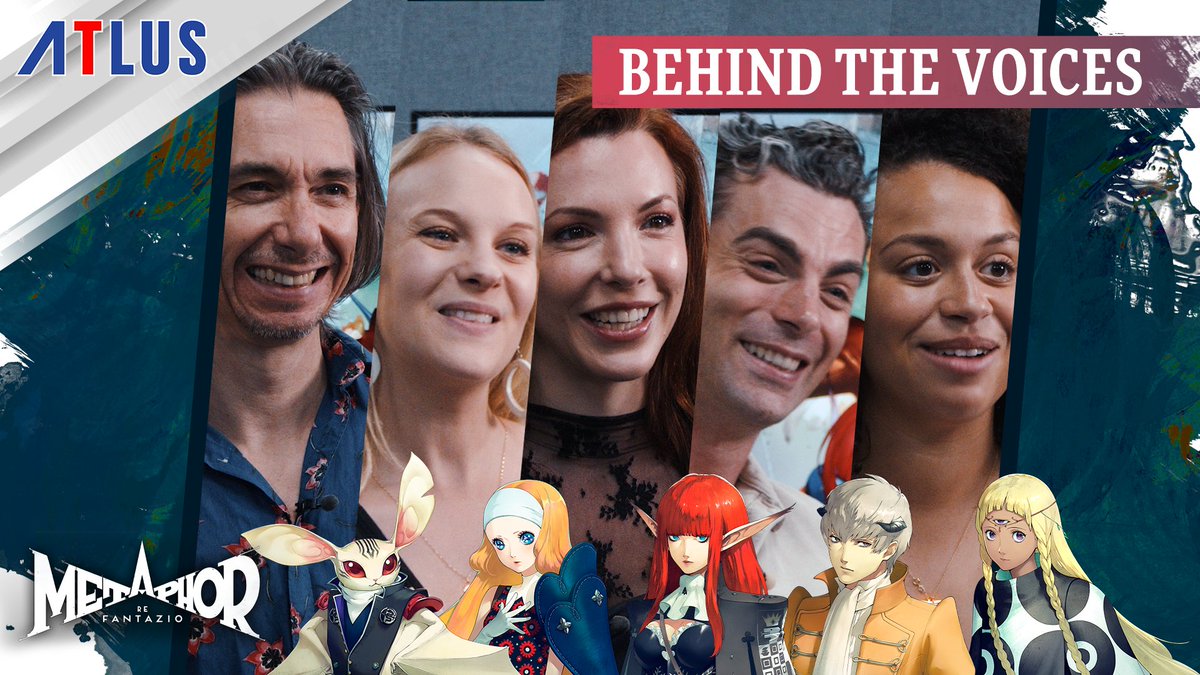 Fall in love with the Metaphor: ReFantazio crew all over again 💓 Get to know the voice cast for Strohl, Hulkenberg, Heismay, Junah, and Eupha in the first episode of our new interview series, Behind the Voices! Watch now: