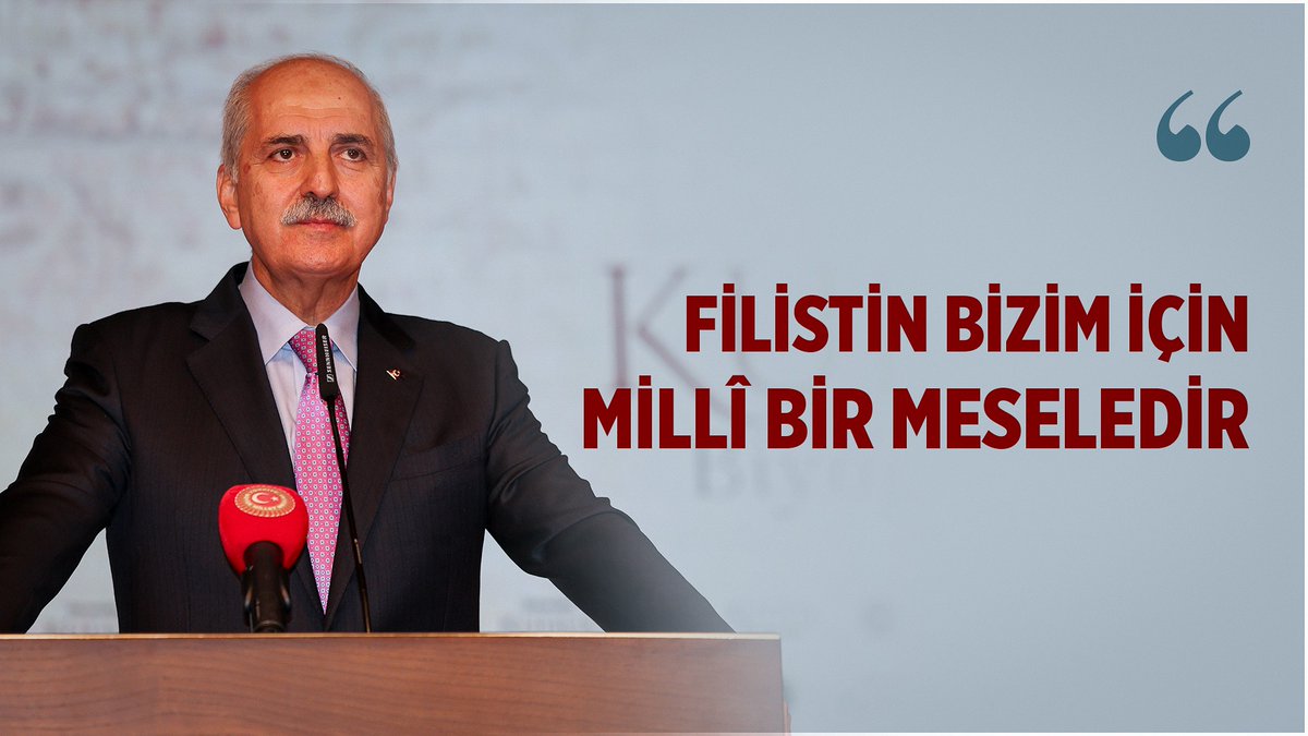 "Filistin bizim için millî bir meseledir"