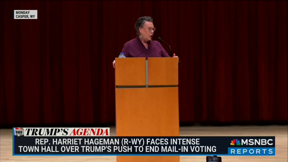 Republican congresswoman is loudly booed at her own town hall after saying that mail-in ballots are "not foundational tools" in exercising the right to vote
