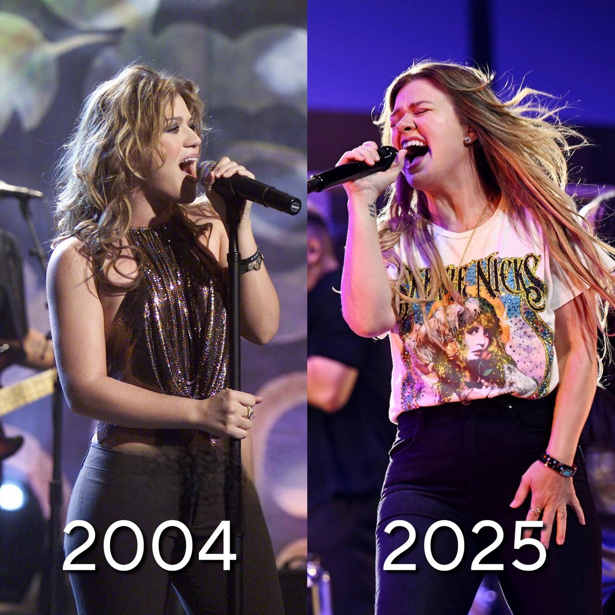 Kelly Clarkson attempting the same high note in 3 DIFFERENT DECADES, it’s crazy how she not only maintained her voice but actually improved her technique over the years 😭