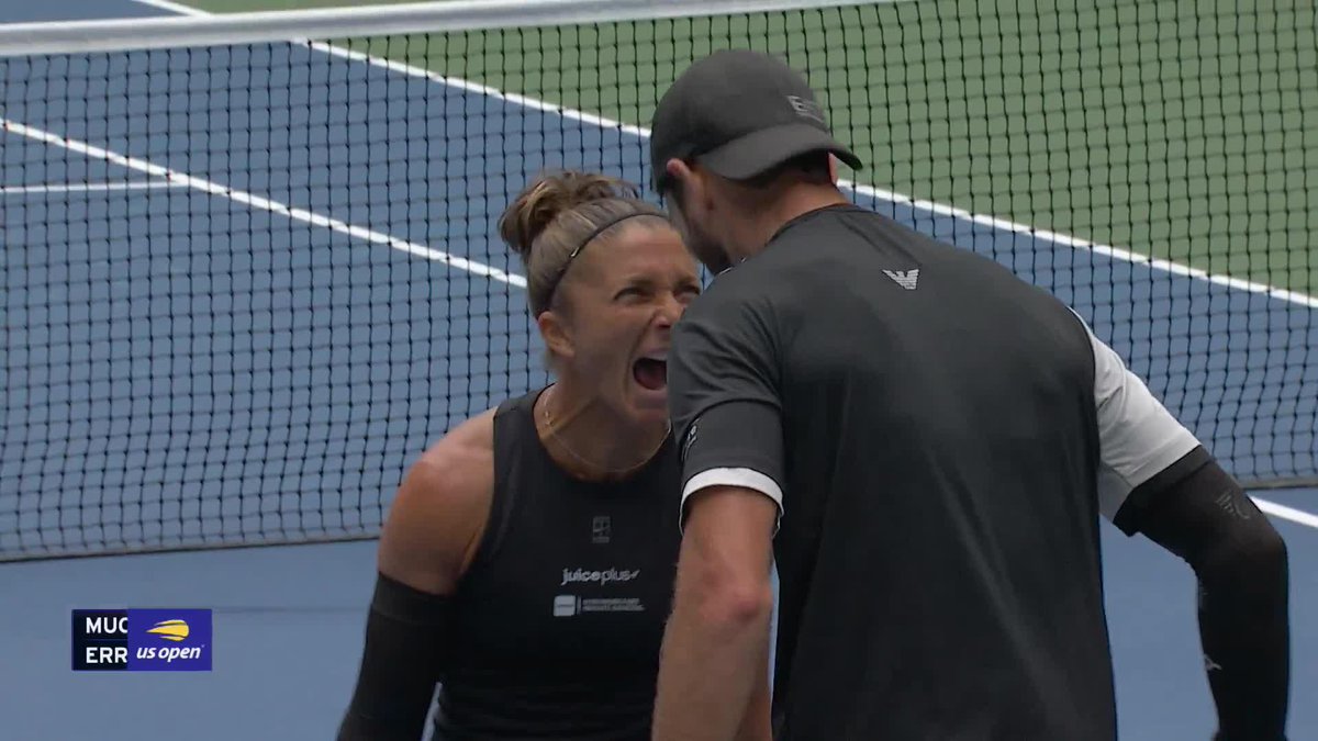 Simply too good today 👏 Sara Errani and Andrea Vavassori battle past Muchova/Rublev 4-1 5-4 and will compete in the semifinals tomorrow!