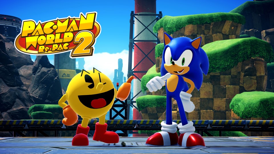 I see something blue and it isn't Inky! My pal SONIC THE HEDGEHOG is coming to PAC-MAN World 2 Re-PAC! And you can catch me behind the wheel in Sonic Racing: CrossWorlds! 🟡🔵
