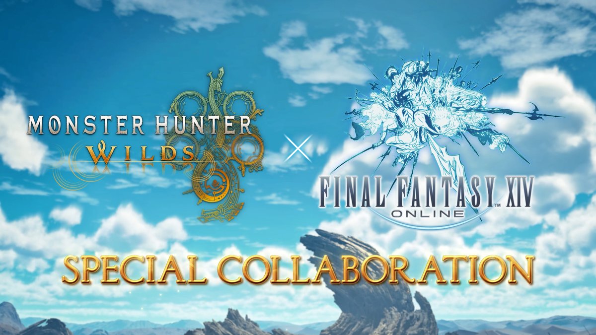 Prepare for realms to collide in the Monster Hunter Wilds x FINAL FANTASY XIV Online Special Collaboration, coming to the Forbidden Lands late September 2025 as part of Free Title Update 3. An Omega level threat awaits… #MHWilds ❤️ FINAL FANTASY XIV