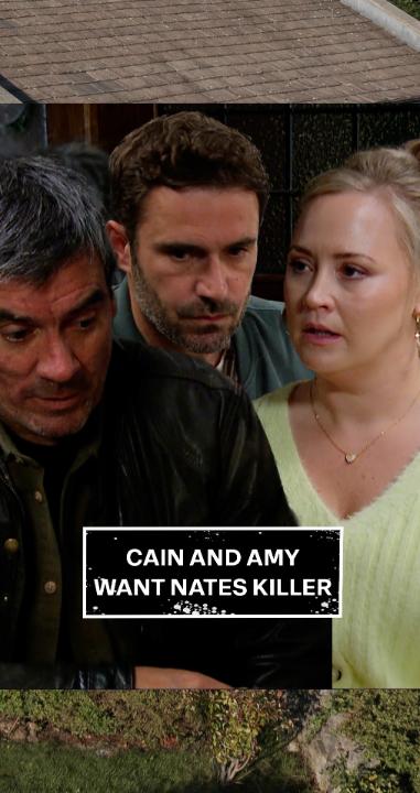 John = 😰 Cain = 😡 Tracy = 🫤 Liam = 😬 #Emmerdale