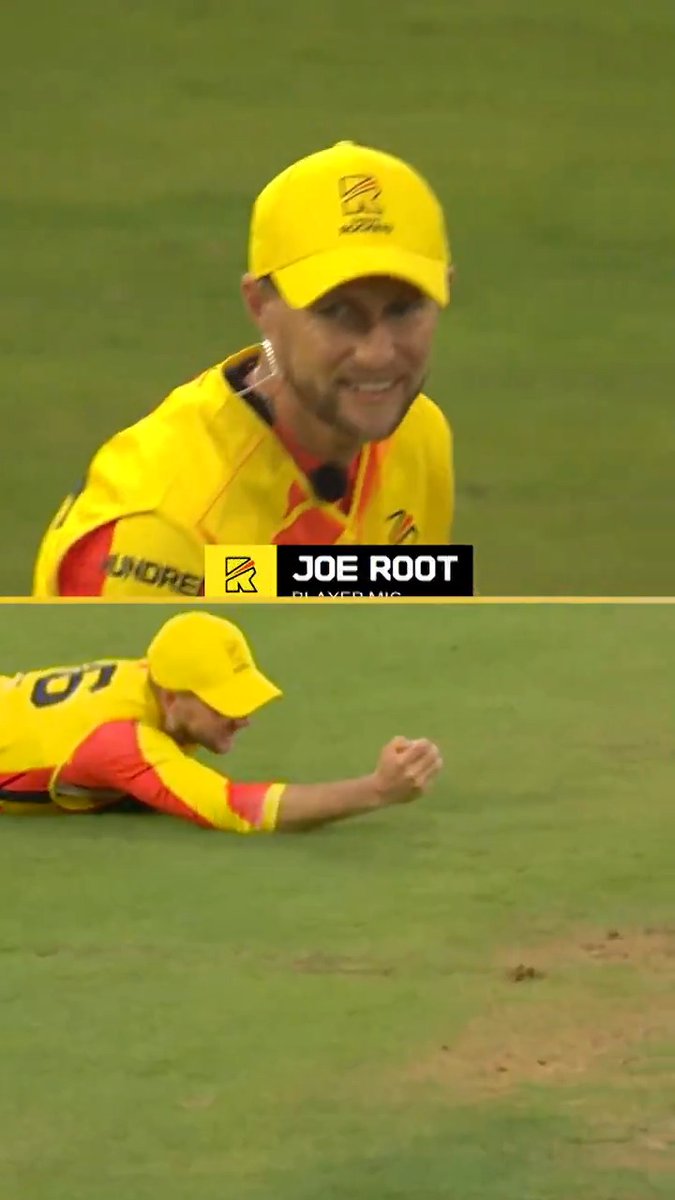 Joe Root, what a guy. 😃 He took a flying catch while on player mic and he was as humble about it as ever.
