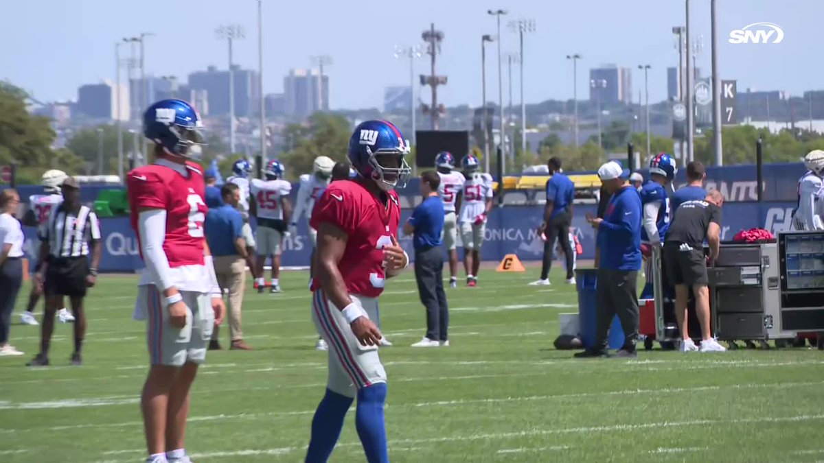 Malik Nabers back at practice!
