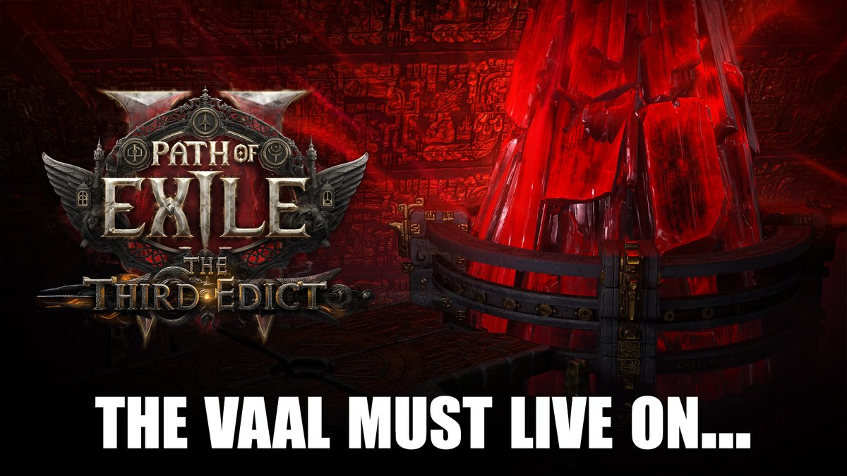 The Vaal must live on ⚔️ Live Reveal - 1pm August 20 PDT ⚔️ Play on PC and Consoles - 1pm August 29 PDT