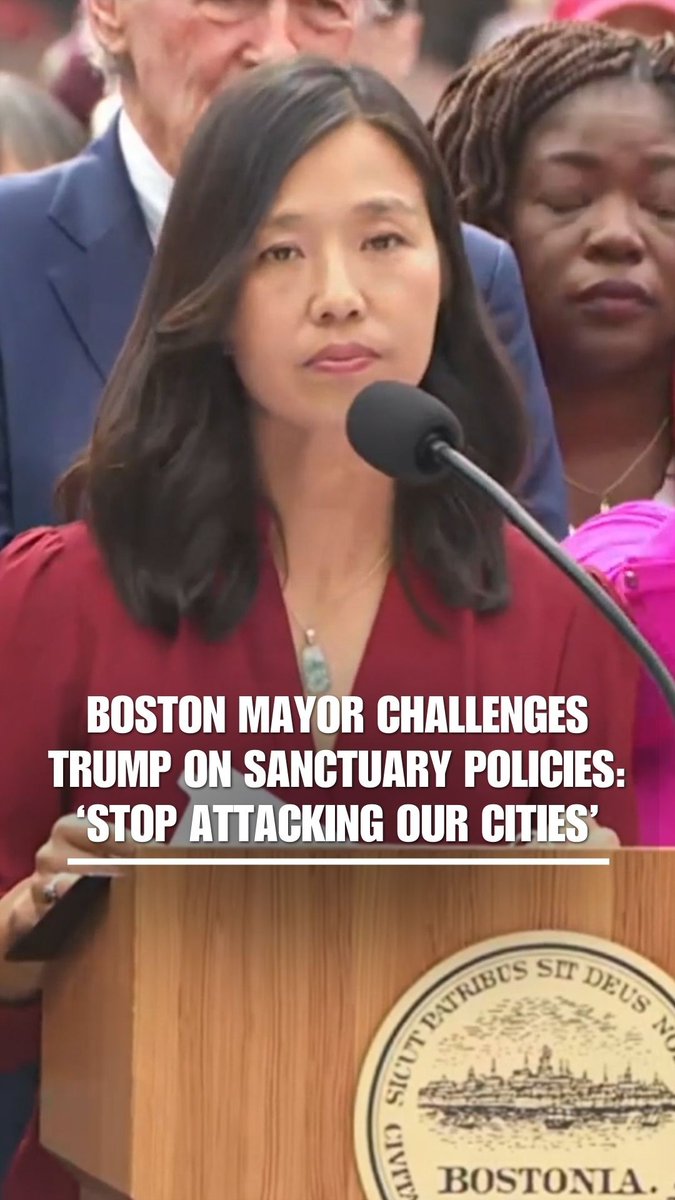Boston Mayor Michelle Wu called out the Trump administration, daring Attorney General Pam Bondi to follow through on her letter to blue-city leaders threatening legal action over sanctuary city policies.