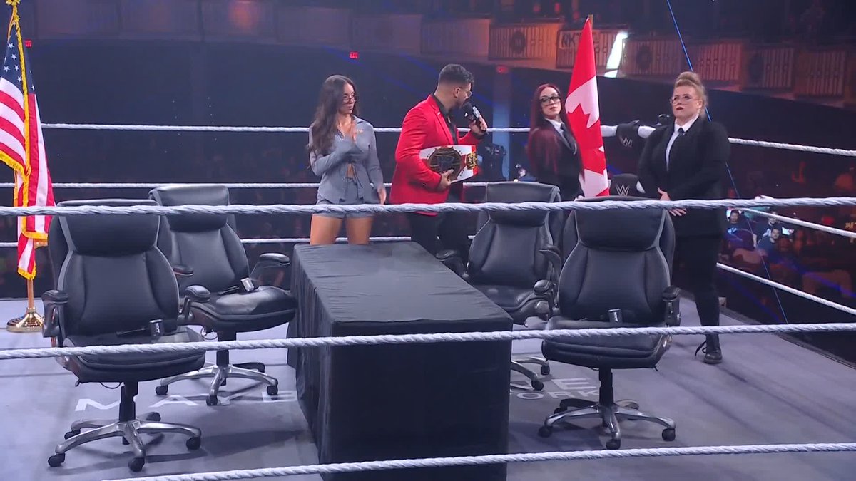 .“All Ego” Ethan Page already making enemies in Philly... The North American Champ said NO tables tonight 😡