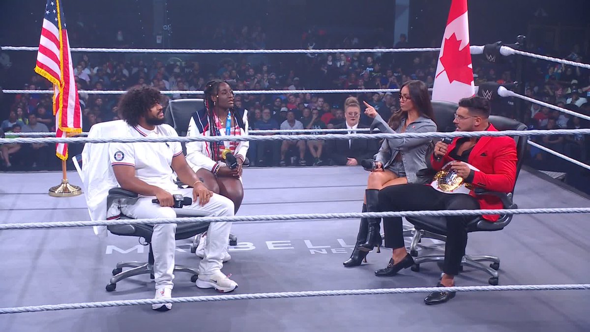 "We don't celebrate losers." First we hear from the Canadian Contingent and “All Ego” Ethan Page... 👀