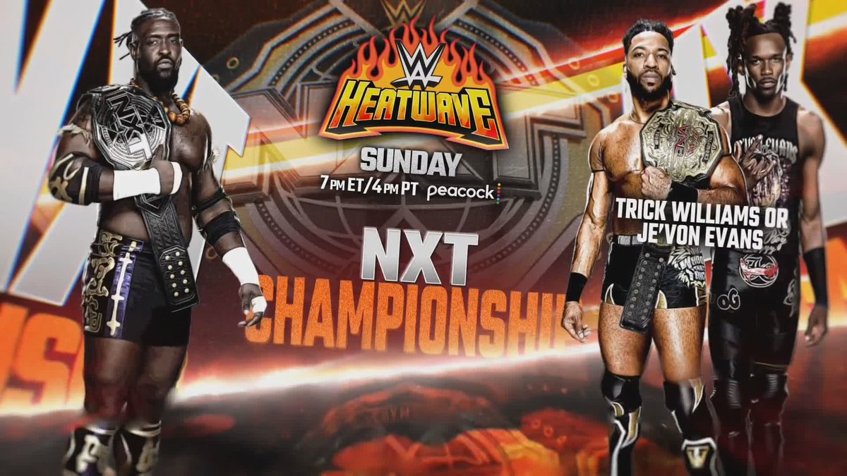 WWE Heatwave is STACKED! 🔥 Which match are you looking forward to the most THIS SUNDAY in Lowell?! TICKETS ON SALE NOW 🎟️:
