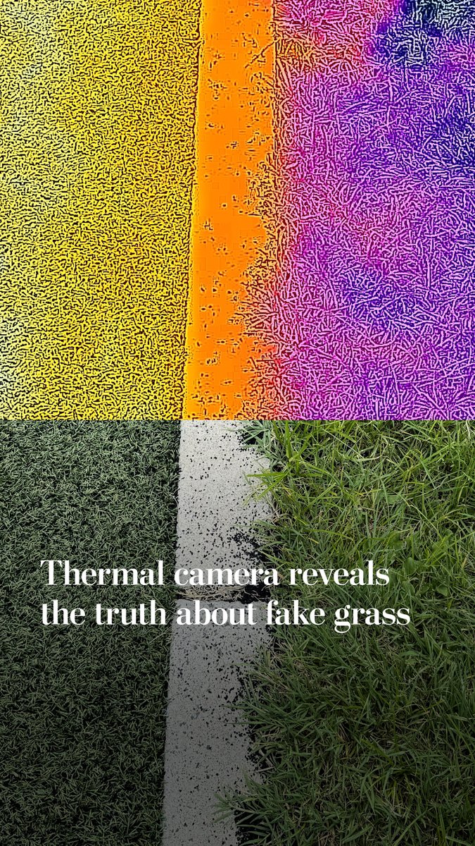Hot turf has been known to melt cleats, burn skin and contribute to heat stroke and heat exhaustion. Once turf temperatures rise above 120 degrees or so, many schools and local governments ban or restrict activities. Read more here:
