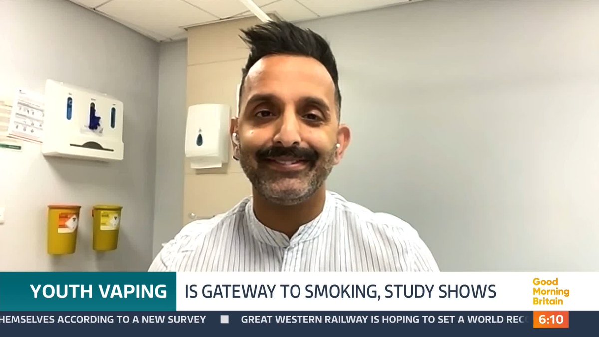 The largest global review on vaping in young people found ‘consistent evidence’ that children who vape are three times more likely to smoke, be more likely to be diagnosed with asthma and have poor mental health. Dr Amir Khan GP has the latest.