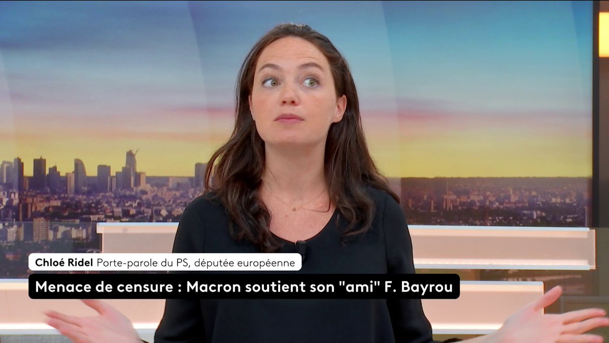 🔴 🗣 DIRECT - Menace de censure : "Le PS censurera le budget à l'automne", déclare Chloé Ridel, porte-parole du PS et députée européenne. #franceinfo #canal16