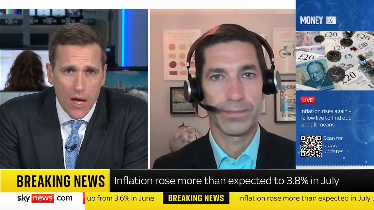 "I do think tax rises are coming down the line... and this time households are going to have to bear some of the brunt of it" UK Chief Economist Paul Dales says Rachel Reeves will have to raise between £10 and £25 billion after the inflation increase