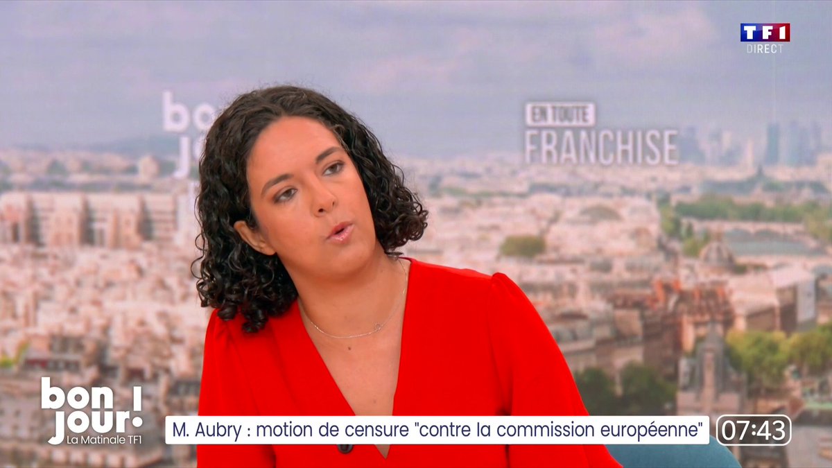 🔴🇫🇷 ALERTE INFO | Manon Aubry (LFI) appelle à une session extraordinaire pour faire voter une motion de censure contre Bayrou. Faut-il la voter immédiatement selon vous ?