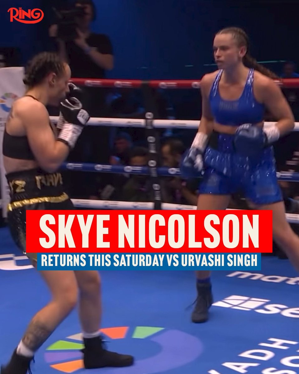 Skye Nicolson returns in Brisbane this Saturday against Urvashi Singh as she continues her route to be coming a two-weight world champion on DAZN 🇦🇺