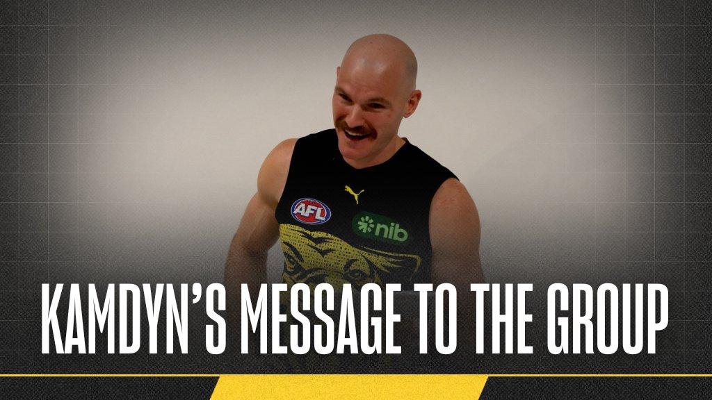 Who’s cutting onions? 😭 Go inside today’s team meeting as Kamdyn McIntosh delivers a heartfelt, emotional message to the playing group 💛🖤 WATCH the full speech: