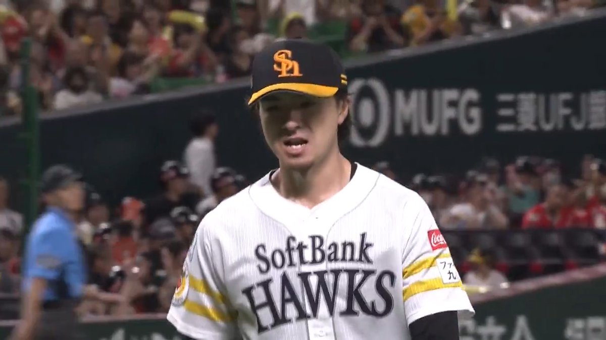 満塁の大ピンチも最後は三振に抑えて吼えた!🔥 福岡ソフトバンク 上沢直之 投手が今季最多12奪三振のピッチング!⚾ 👇ライブ配信はこちら