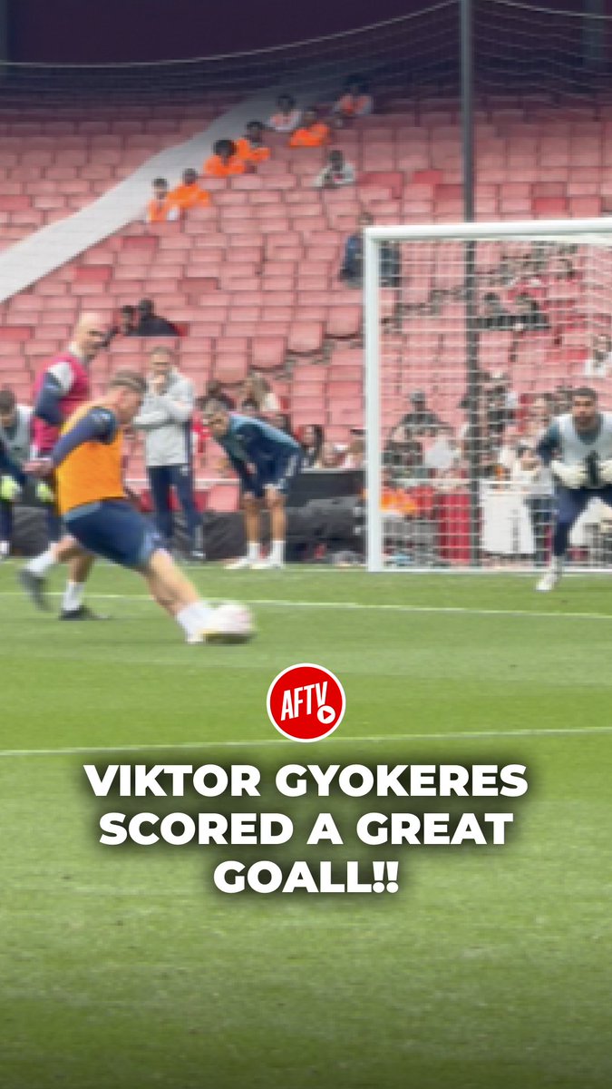 Viktor Gyökeres with a brilliant goal in today’s training! 🔥 #Arsenal #Gyokeres #AFTV
