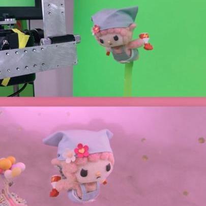 『My Melody &amp; Kuromi』のBTS☁️ 勇姿にしびれちゃう！ ピアノの空中アクションの裏側🎥 #ネトフリでメロクロ #mymelodykuromi