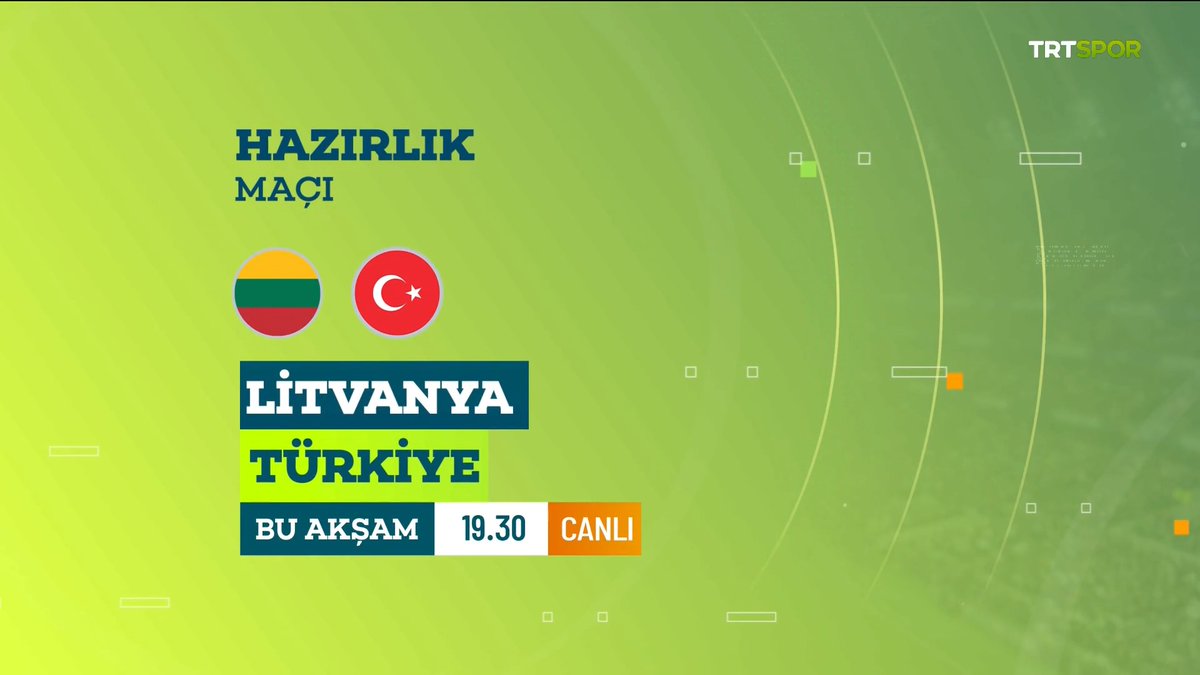 🏀 12 Dev Adam, #EuroBasket2025 hazırlıkları kapsamında sahaya çıkacak; heyecan TRT Spor'da yaşanacak. 🇱🇹Litvanya 🆚 Türkiye🇹🇷 📆 Bugün, 🕢 19.30