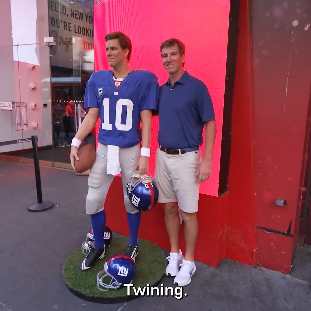 "My arms are bigger though" The Eli Manning Show 🎥: