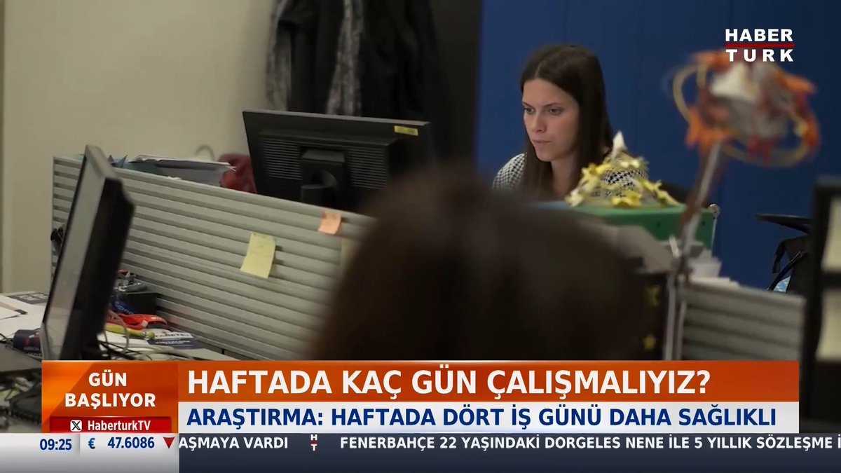 Yapılan bir araştırmaya göre haftada 4 gün çalışıp 3 gün izin yapan insanların iş yerindeki verimi artıyor.