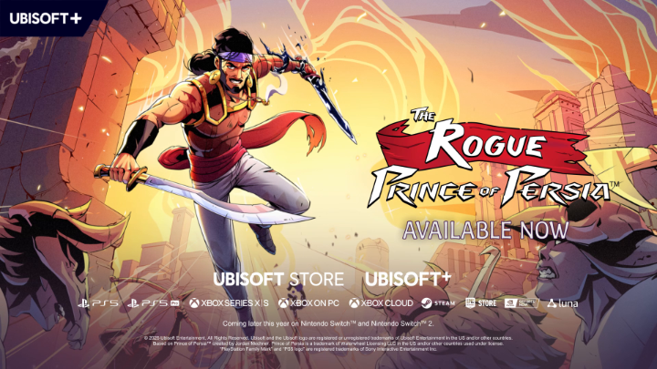 Surprise! The Rogue Prince of Persia is out now on Xbox Game Pass, Xbox Series X|S, PlayStation 5, and PC. Coming later this year to Nintendo Switch and Nintendo Switch 2! It’s time to rewrite fate, save Persia… or die trying. Play now 👉