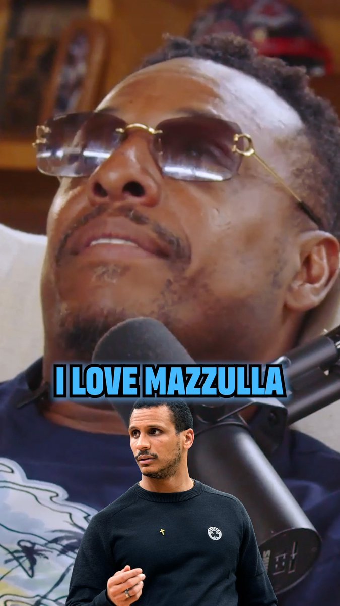 Paul Pierce is a big fan of Coach Mazzulla☘️