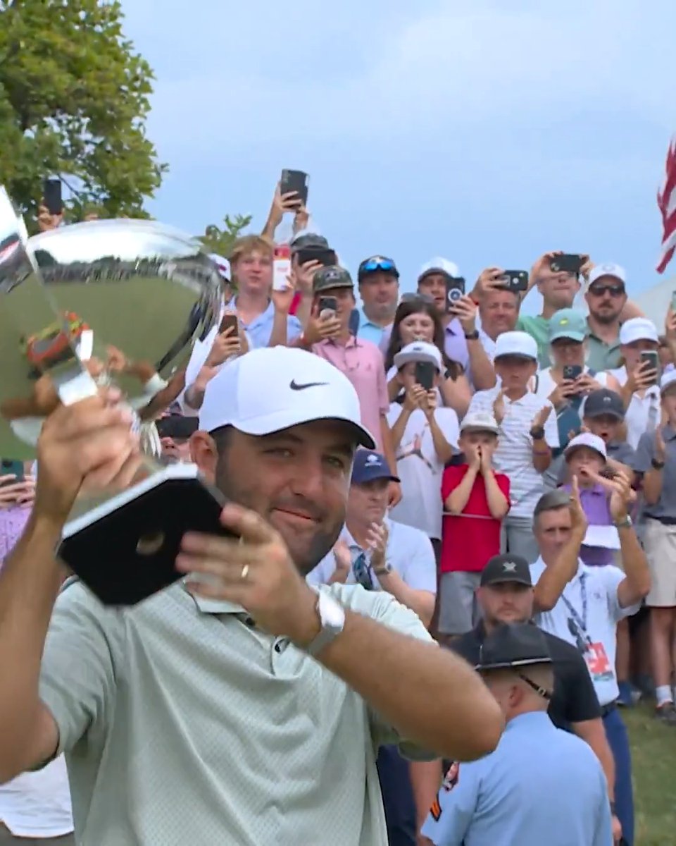 A season to remember for World No. 1 🏆 Looking back at defending FedExCup champion Scottie Scheffler's dominant win TOUR Championship. (Presented by Darktrace)