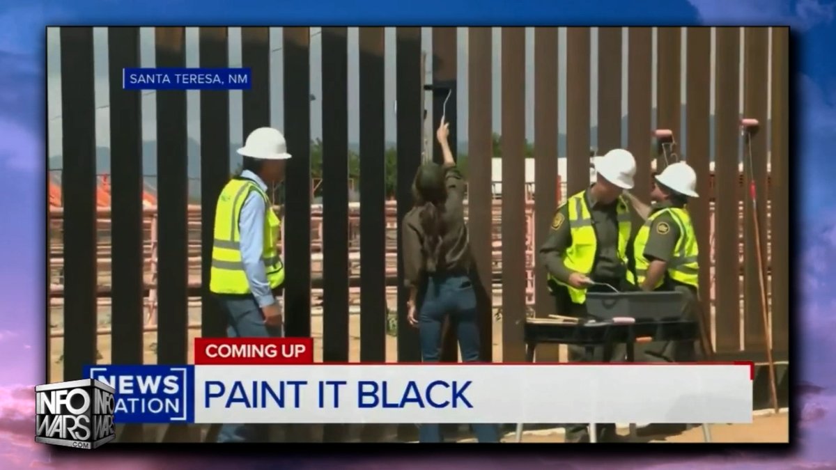 BREAKING VIDEO: DHS Sec. Kristi Noem Announces Plan To Paint US Southern Border Wall BLACK At The Request Of President Trump! "When Something Is Black, It Gets Even Warmer, And It Will Make It Even Harder For People To Climb"