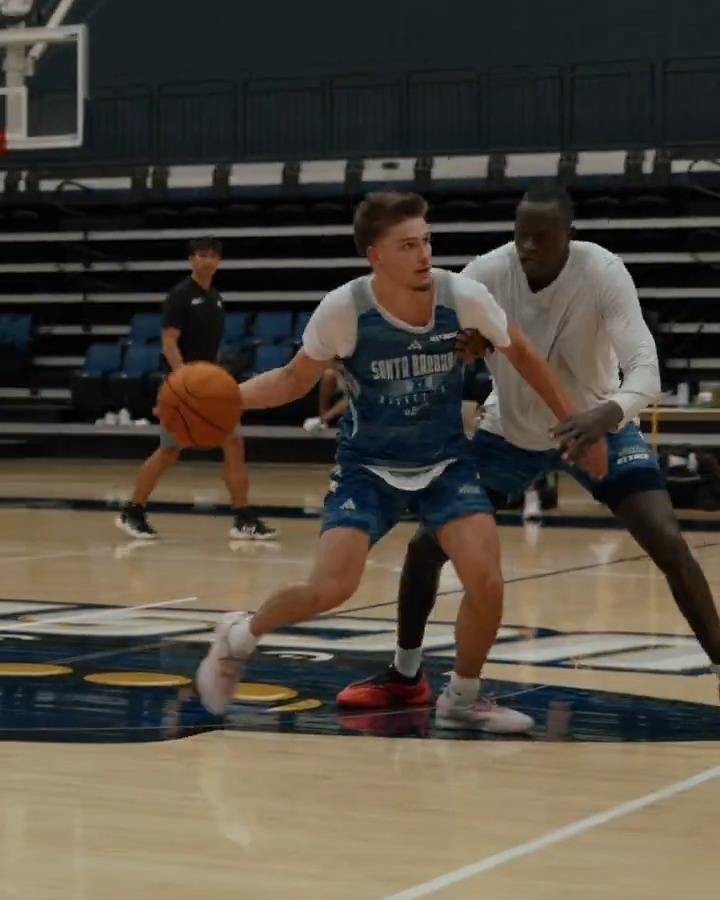 Aidan Mahaney bringing that energy to Santa Barbara 🏀💪 #GoGauchos | Aidan Mahaney