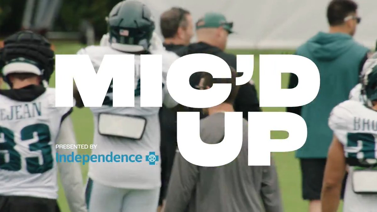 Catch this week's episode of Mic'd Up with Jordan and Jalyx 🎙️ Independence Blue Cross | #FlyEaglesFly