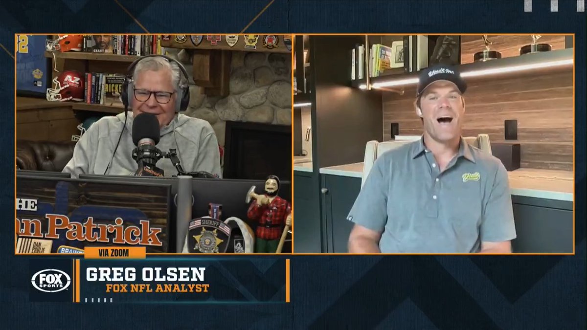 "There's no such thing as a good color analyst without a good play-by-play guy." – Greg Olsen on transitioning from the field to the broadcast booth.