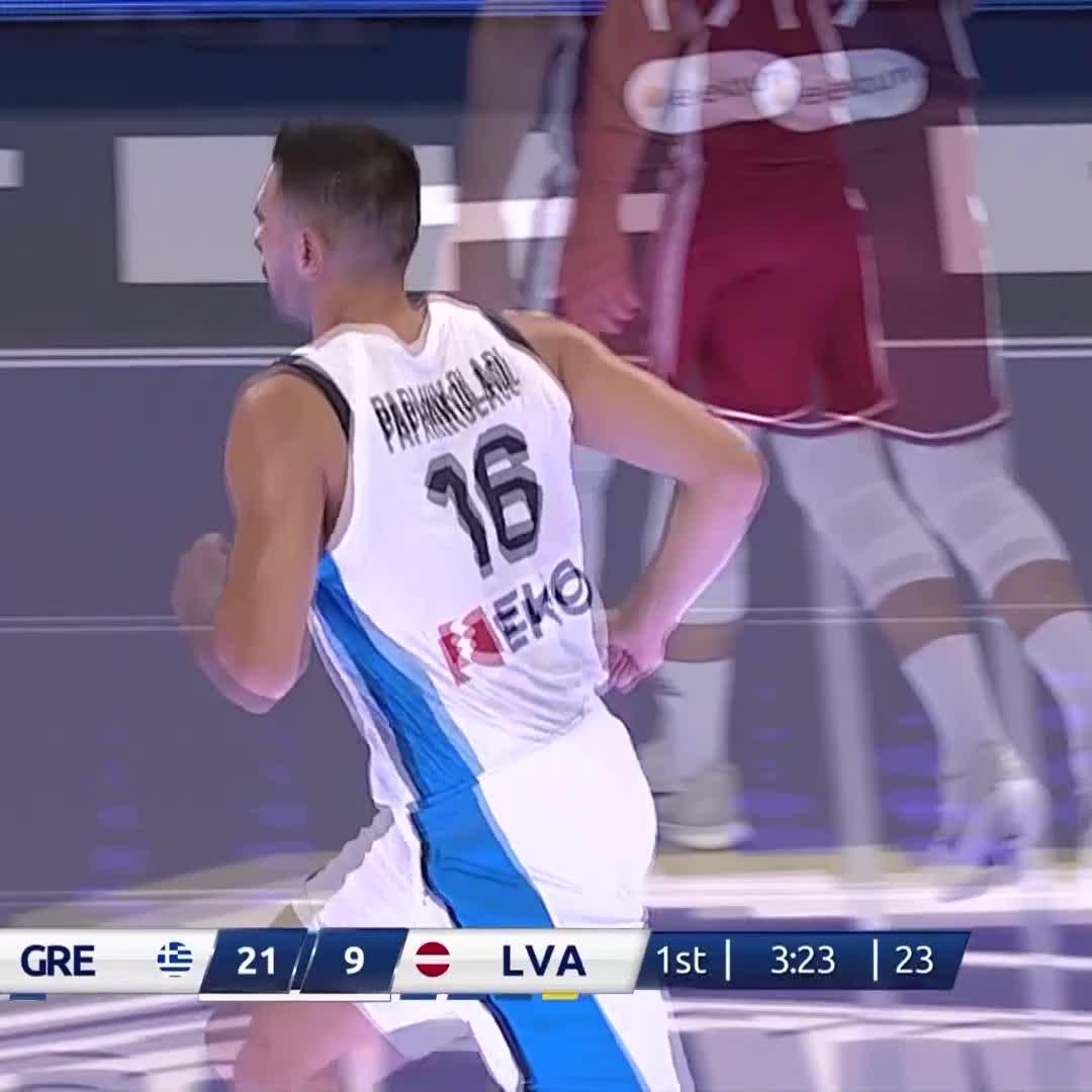 K-Pap &amp; Sloukas putting on a show in the fastbreak 🇬🇷 #EuroBasket