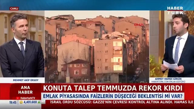 Konutta talep temmuzda rekor kırdı. Emlak piyasasında faizlerin düşeceği beklentisi mi var? Editörü Ahmet Hamdi Girgin #AnaHaber'de anlattı.