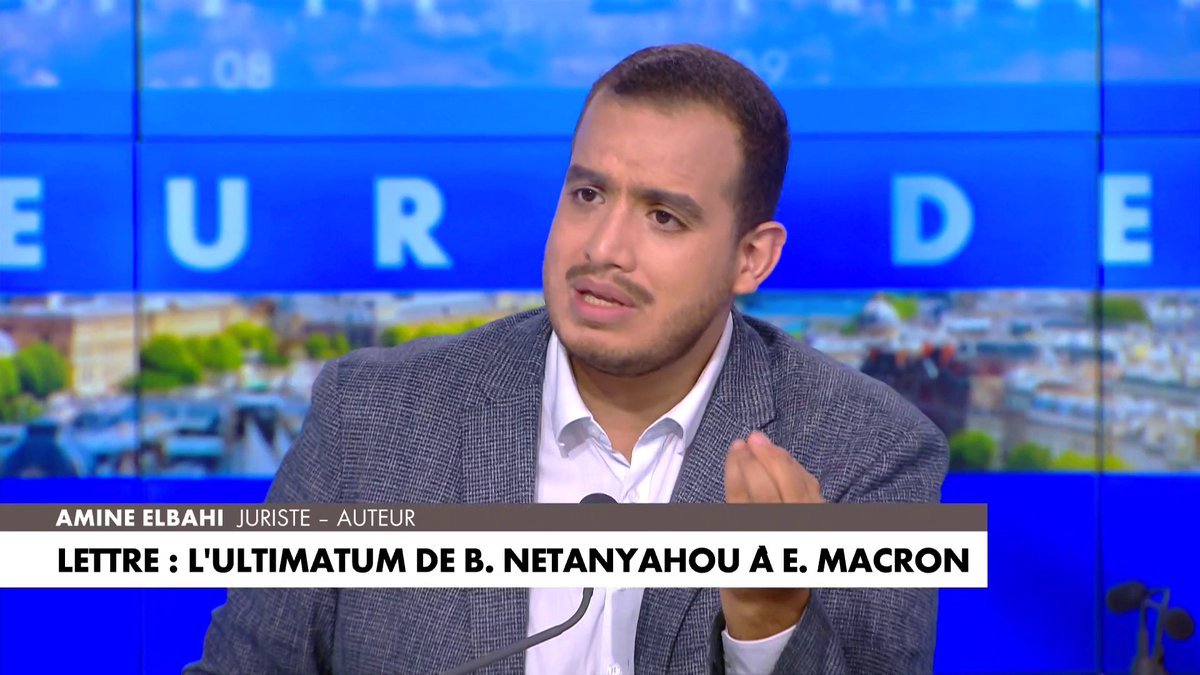 «Vous avez, aujourd'hui, des terroristes du Hamas, qui affament leur propre population, qui torturent les petits Gazaouis», se désole Amine Elbahi, dans #HDPros2ETE