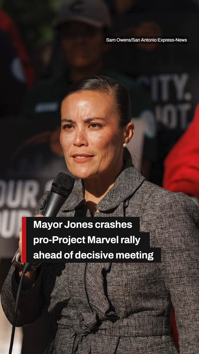 A showdown between Mayor Gina Ortiz Jones and San Antonio restaurant and bar owners, hoteliers, chambers of commerce leaders and Spurs superfan “Spurs Jesus” on the steps of City Hall Wednesday morning may have foreshadowed Thursday’s debate at City Council over a Spurs arena deal.