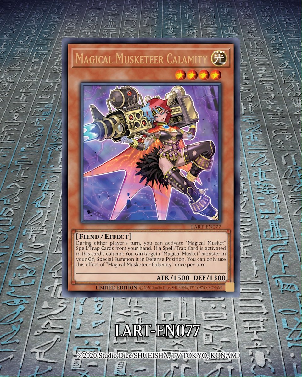 Receive Magical Musketeer Calamity when you spend at least $30 USD/$40 CAD on sealed Yu-Gi-Oh! TCG product (while supplies last)! #YuGiOhLostArt Check here for more information: