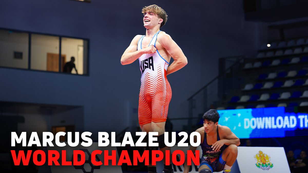 Marcus Blaze Is A 2025 U20 World Wrestling Champion For Team USA!