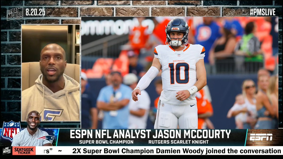 "[The Broncos] are a team that I think can go out there and can compete and beat every team in the AFC." Jason McCourty has his eyes on the Broncos this season 👀 (via Pat McAfee)